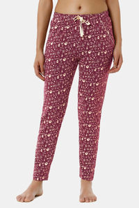 Burgundy Coffee Print
